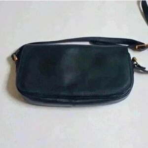 Jennifer Moore vintage Elegant Black Leather Women's Bag